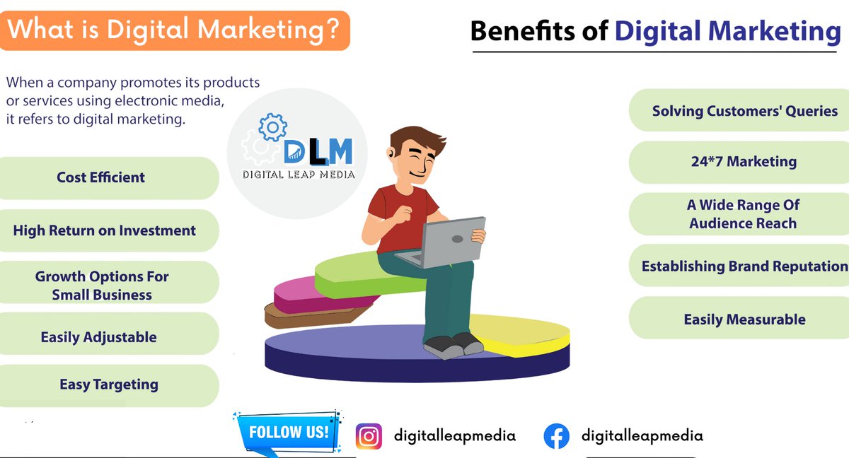 Digitallea4185's tweet photo. Ready to take your business to new heights? Discover the power of digital marketing with DigitalLeapMedia!
#digitalleapmedia #DigitalMarketing #digitalmarketingagency #benefitsofdigitalmarketing #GraphicDesigner #webdesigner #socialmediamarketing #SEM #SEO https://t.co/m9gTcWgyOK