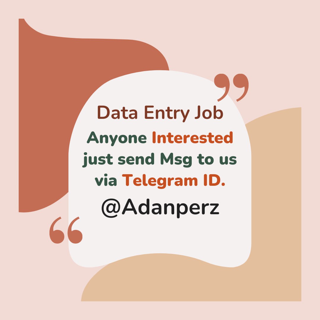 ThowaichingMar2's tweet photo. @dataentryffs Freelancers are now being accepted for the position of Data Entry Operator, required for an exciting new project focused on typing. 
More information via our official Telegram ID: https://t.co/GqpYqZlFhw https://t.co/3sKxI1D0ld