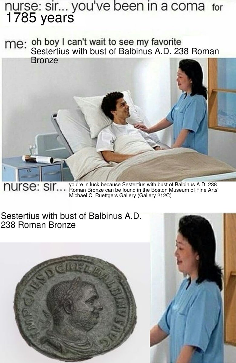 Sestertius with bust of Balbinus A.D. 238 Roman Bronze