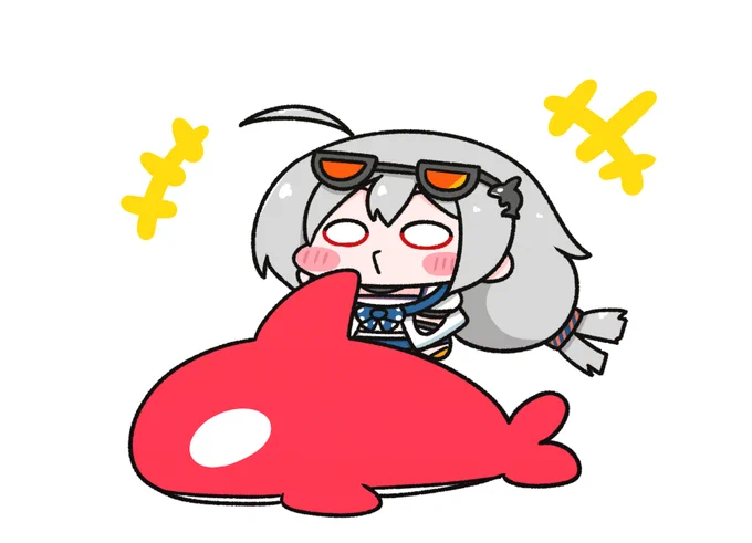週末の でかぬいシャチちゃん  #アークナイツ #明日方舟 #Arknights