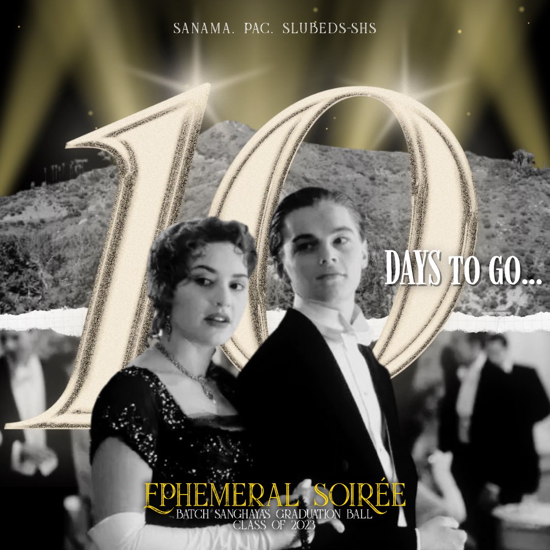 sanamausc's tweet photo. BATCH SANGHAYA, let the countdown begin!🕰️ 

In just 10 days, we will be premiering with our finest attires! We will dance the night away with our fellow graduates. 💃✨ https://t.co/zdOAJ39Cvm