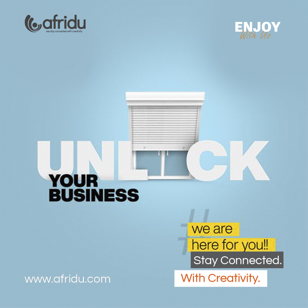 afridu_ltd's tweet photo. Unlock Your Business. We Are Here For You!
.
.
.
#AfriDU #StayConnected #BrandManagement #BrandDevelopement https://t.co/ncmXUdvnYn