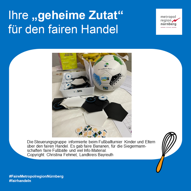 MetropolregionN's tweet photo. So fair ist die Metropolregion Nürnberg - Der Landkreis Bayreuth verrät uns seine "geheime Zutat" für den fairen Handel anlässlich der Titelerneuerung der Fairen Metropolregion.
#FaireMetropolregionNuernberg #fairhandeln
@Fairtrade_DE https://t.co/weuaOK5tgR