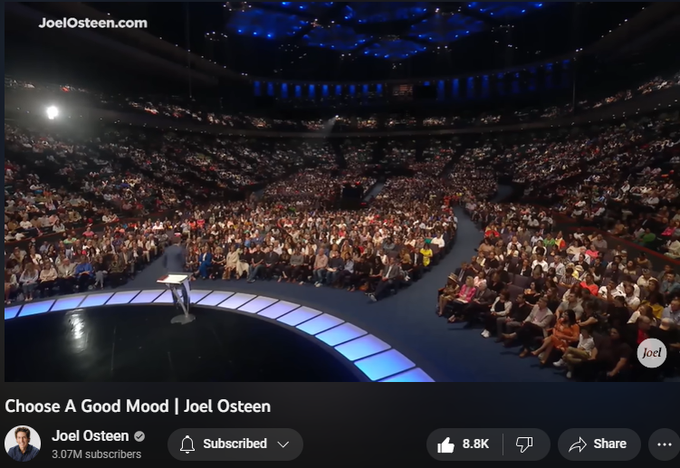 225,355 views  15 May 2023  #JoelOsteen
Feelings don’t determine your destiny. When you fill your mind with thoughts of faith and victory, the right feelings will follow.

🛎 Subscribe to receive weekly messages of hope, encouragement, and inspiration from Joel! http://bit.ly/JoelYTSub

Follow #JoelOsteen on social 
Twitter: http://Bit.ly/JoelOTW 
Instagram: http://BIt.ly/JoelIG 
Facebook: http://Bit.ly/JoelOFB

Thank you for your generosity! To give, visit https://joelosteen.com/give