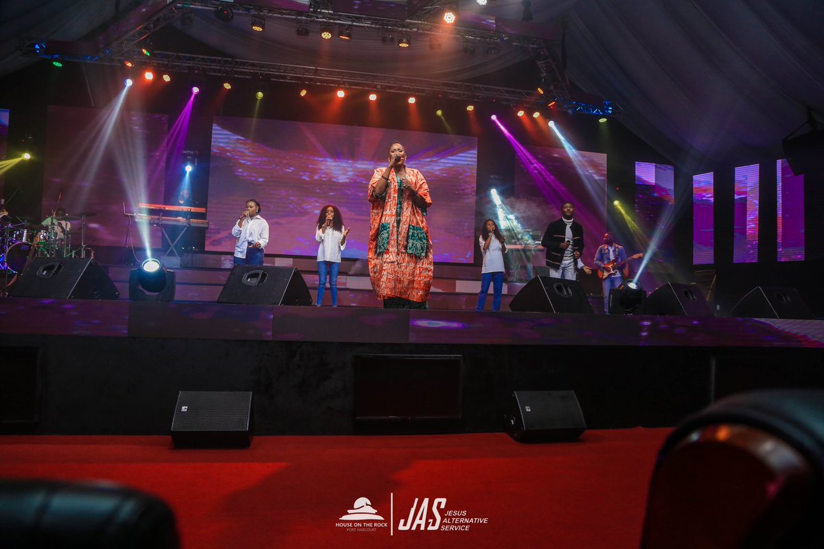 HOTRphc's tweet photo. For the first time in House on the Rock, Port Harcourt and JAS declaring that God is more than enough, ‘IZURUKEME’ is @dr.ymc (Yemisi Soyombo) a Worshiper, eye care specialist creative spoken words artist ad much more.
#JAS
#TheJesusAlternativeService
#HouseOnTheRockPortHarcourt https://t.co/2N1uUoZ3ng