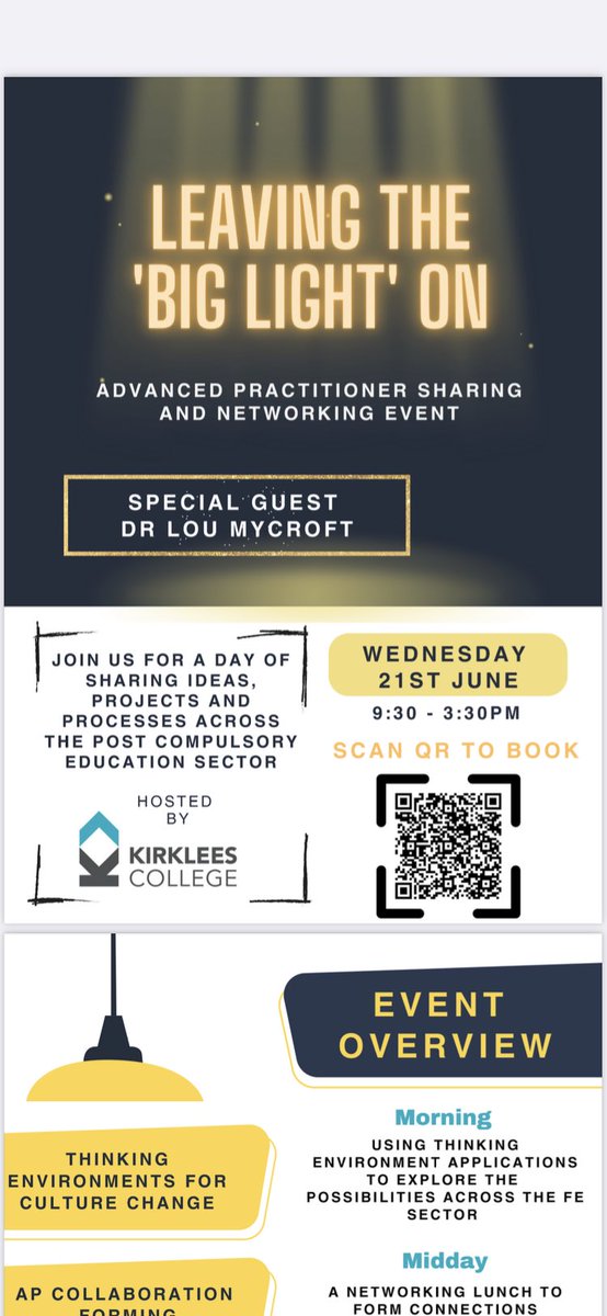 k_pogson's tweet photo. Calling all Advanced Practitioners!! 📣
Please join us for a networking day on 21st June @kirkleescollege. Details of the event and booking link ⬇️. We hope to see you there 🎉. @JoyfulFE @GreavesMichaela @LouMycroft @AmplifyFE @Lindsey16250942 @laura_kayes @ESOL_Eve https://t.co/0d2QwESbwM