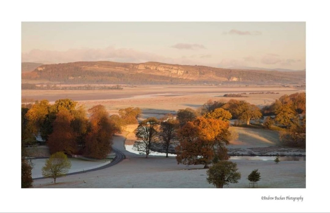 Dawn Dallam  Park. Whitbarrow in the distance. 
#igerscumbria #dallampark #Milnthorpe #lensculture #hike_britain #excellent_britain #excellentbritain #capturewithconfidence #epic_captures #bbccountryfilemag #landscapephotography #yourebritain #canonuk #leefilters #manfrotto