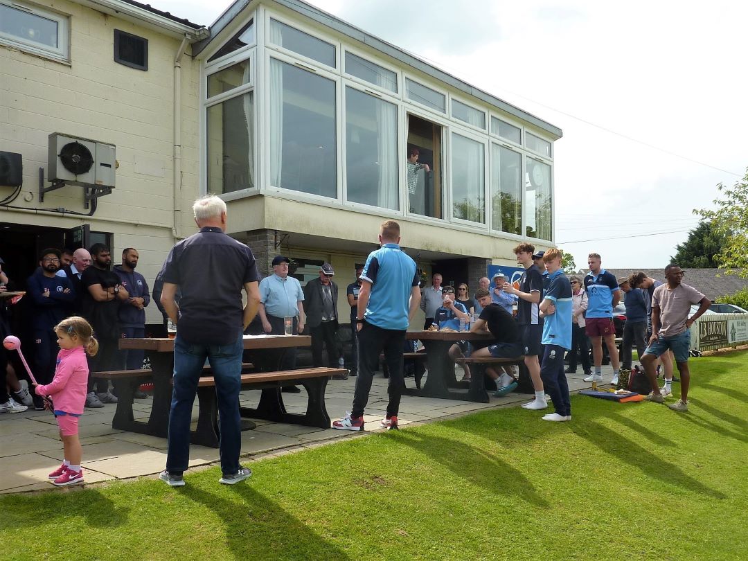 DumfriesCricket's tweet photo. 🙏 Thanks Raymond. His retirement presentation after 45 years as club groundsman took place at Nunholm on Saturday. 👏🚜 #DumfriesSportsClub

📰  https://t.co/hhD9uzV3Ju https://t.co/MnQtlxAQx0