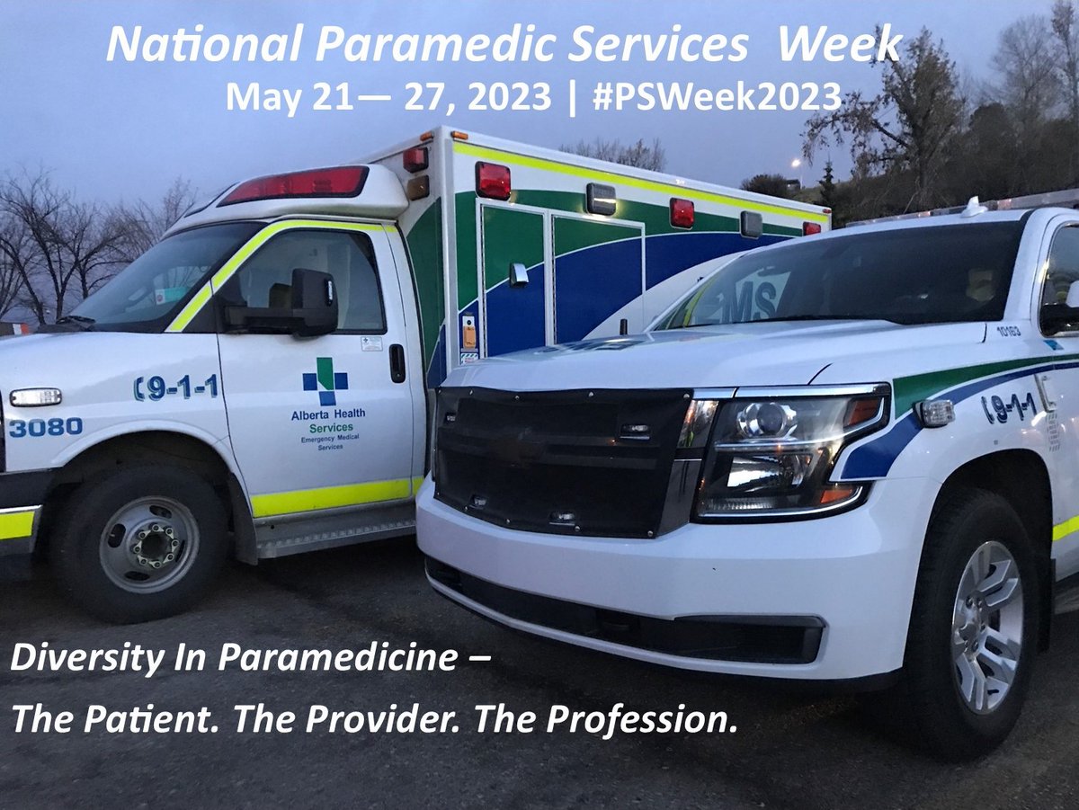 ahs_ems's tweet image. #NationalParamedicServicesWeek begins today. Show your appreciation or thank #yourEMS practitioners across #Alberta who helped you, please visit: thankaparamedic.com  #PSWeek2023