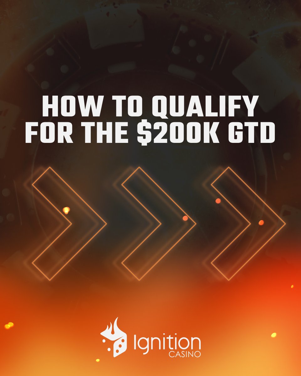 Ignition Casino on Twitter "Ready to raise the stakes? The 200k GTD