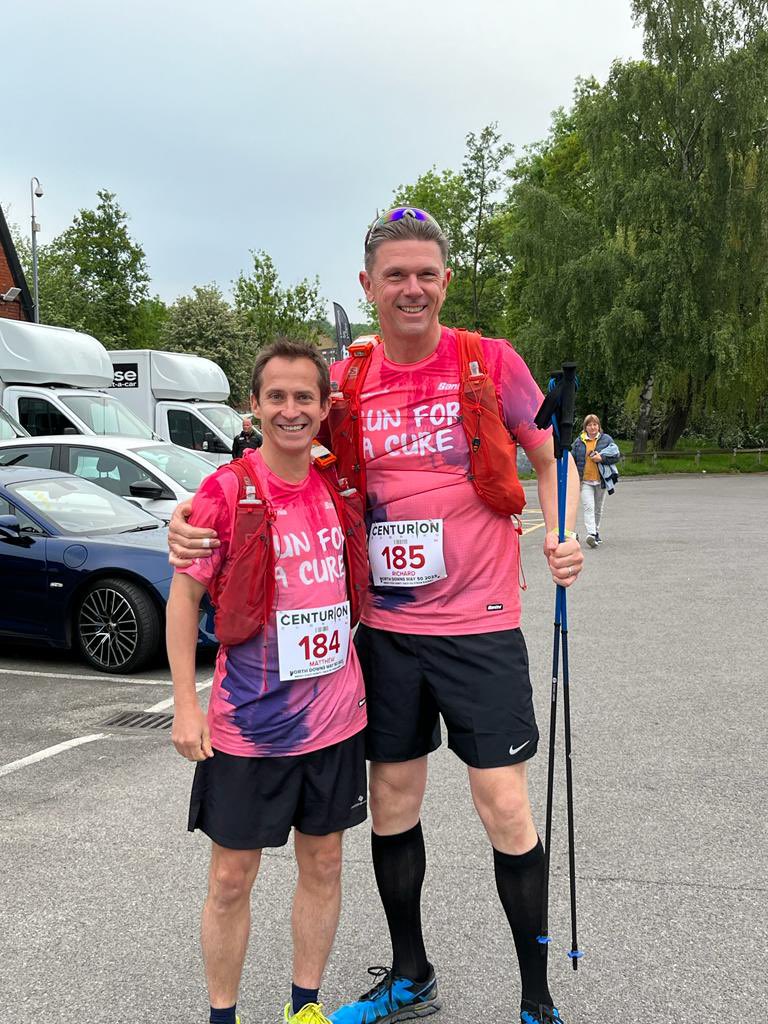 CureLeukaemia's tweet image. While you may have been enjoying the sun this weekend, @GautMatthew was taking part in his final long training run as he completed the @centurionrunner North Downs Way 50 MILE run ahead of his #BigRun2Paris challenge next month 

👇