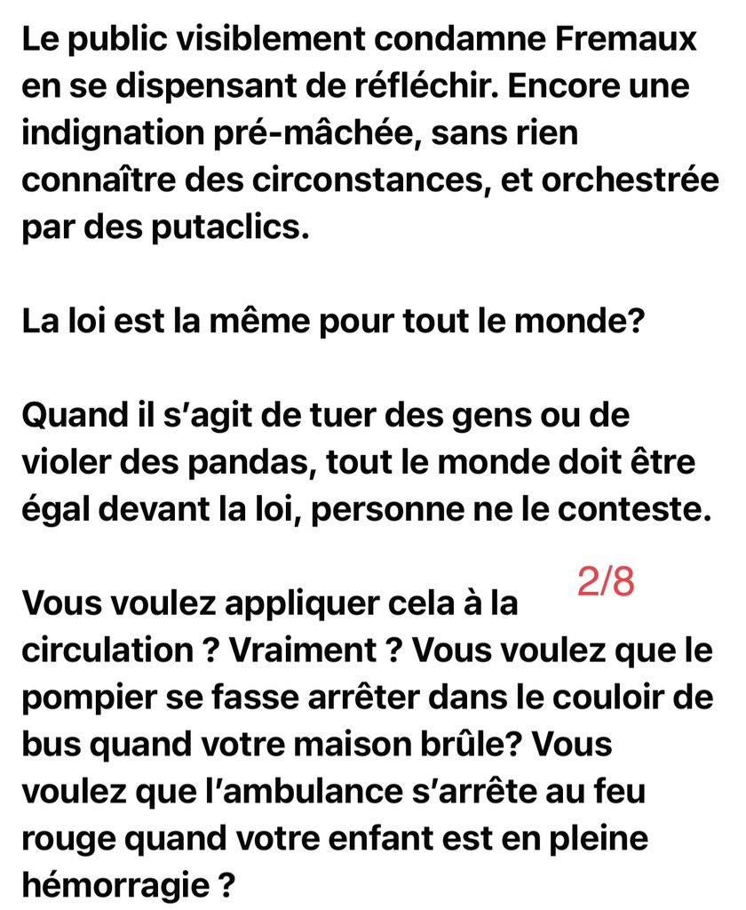 StanGraziani's tweet photo. Police VS Fremaux…. https://t.co/HeUnxd6aYJ