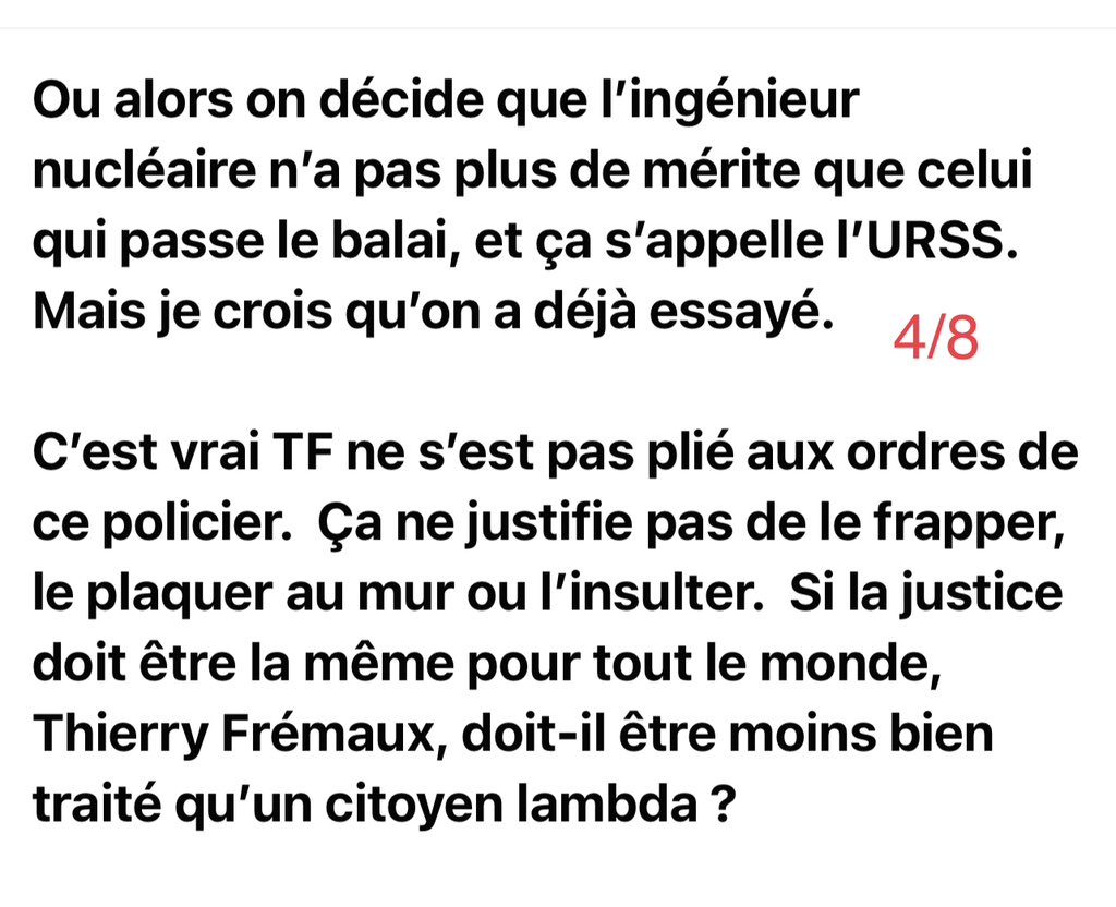 StanGraziani's tweet photo. Police VS Fremaux…. https://t.co/HeUnxd6aYJ