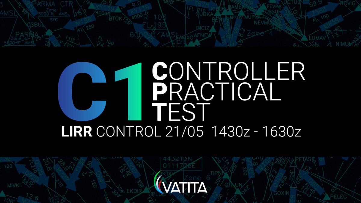 vatsimevents's tweet photo. Starting at 14:30z: Come fly in/out/throgh LIRR FIR and help Franco earn the C1 rating! You'll have plenty of airports to choose from! LIR* LIC* https://t.co/kqWobkvjWU