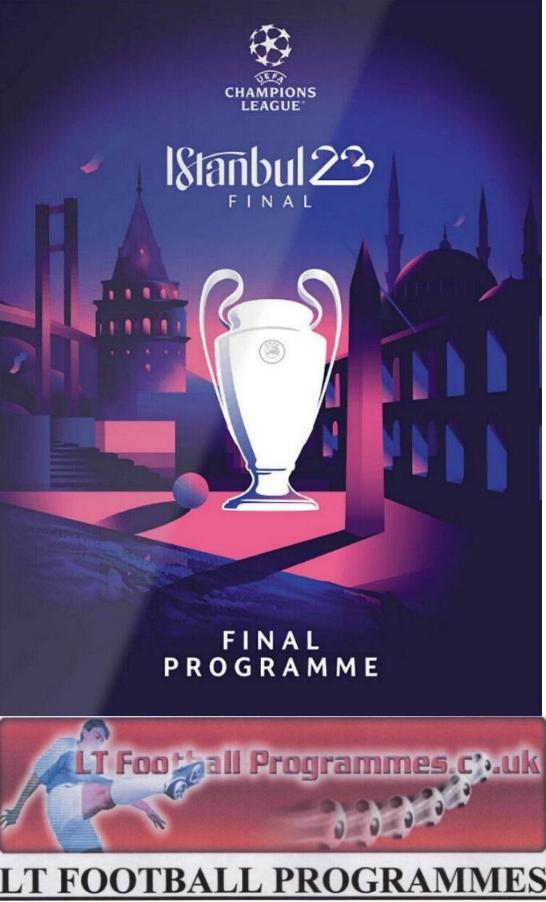 LTFootballProgs's tweet photo. 2023 CHAMPIONS LEAGUE FINAL OFFICIAL PROGRAMME (MANCHESTER CITY v INTER MILAN) AVAILABLE TO PRE-ORDER ON OUR WEBSITE NOW  https://t.co/WYuytOYenb
@ManCity
@Inter
#UCLfinal #ManCity #InterMilan https://t.co/OfsNdp5Ctc
