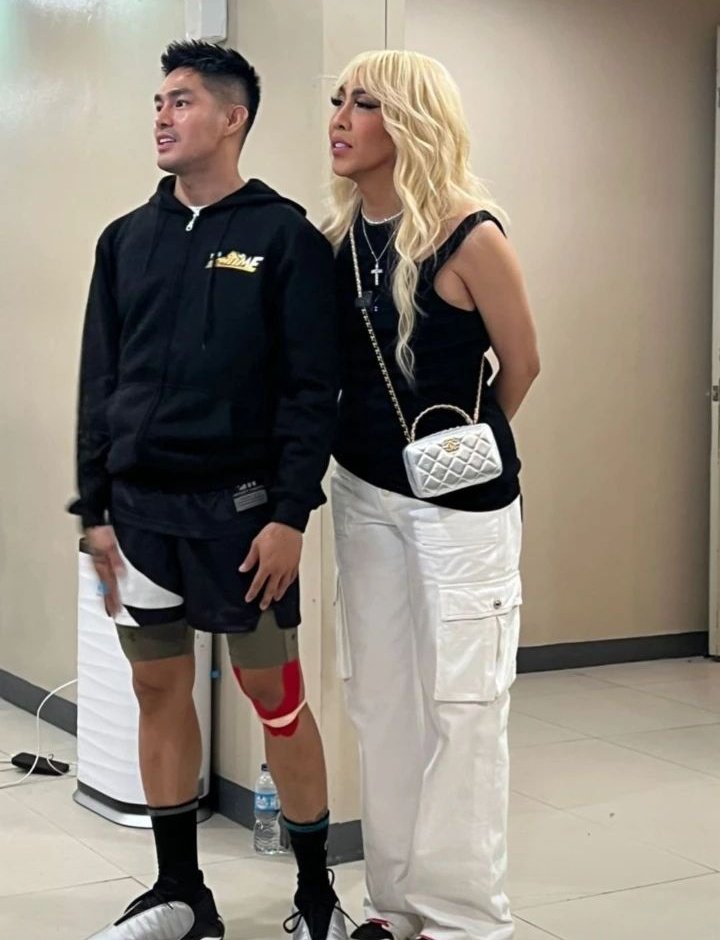baythganda's tweet photo. RT @vicegandako: RT @ishowtimefam: #ViceIon #ViceGanda #IonPerez 

📷 ctto
#StarMagicAllStarGames2023 https://t.co/qHcelzb7Ku