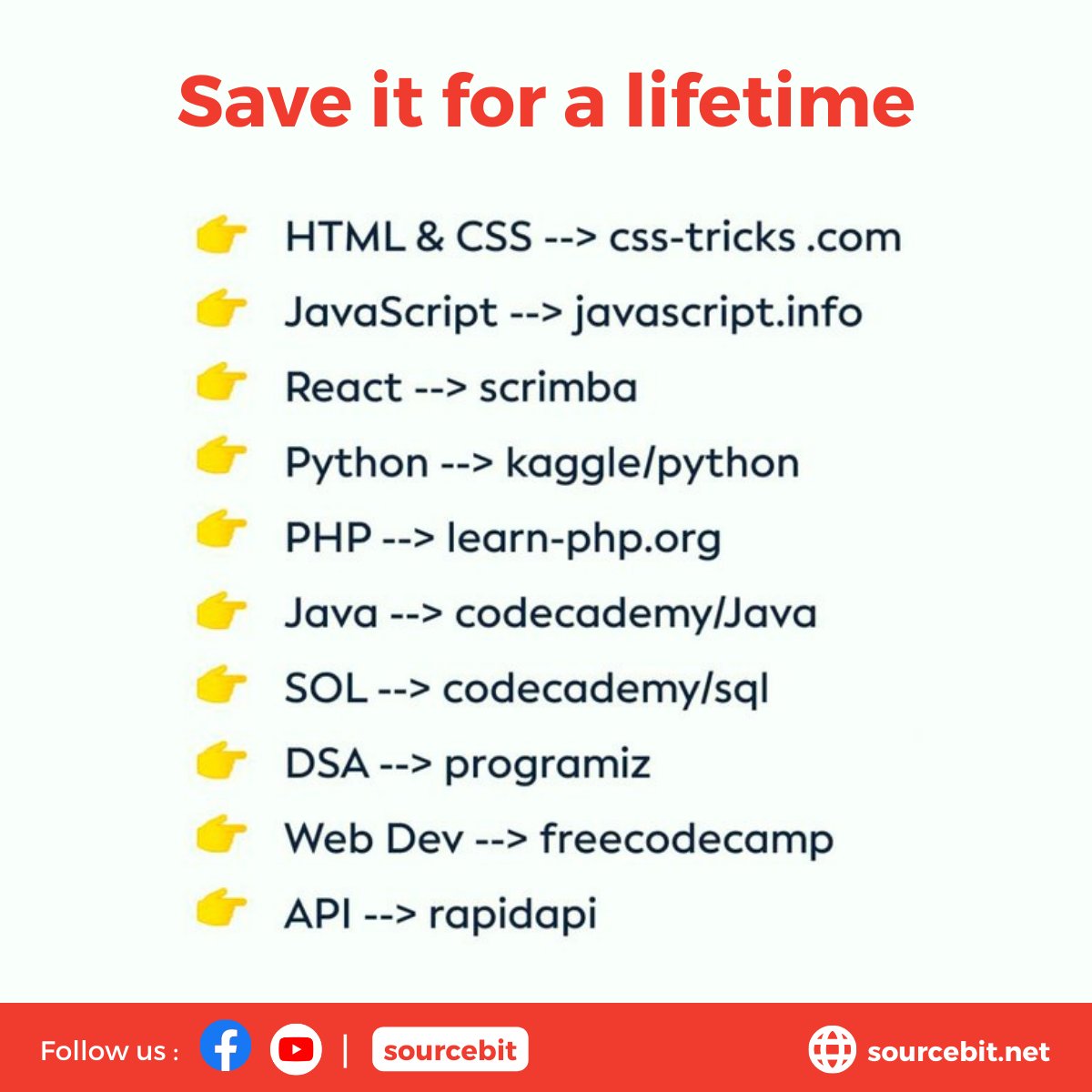 SourceBitLtd's tweet image. Save it for a lifetime.

#Python #AI #cybersecurity #CloudComputing #softwaredevelopment #DataAnalytics #Blockchain #webdev #appdev #tech