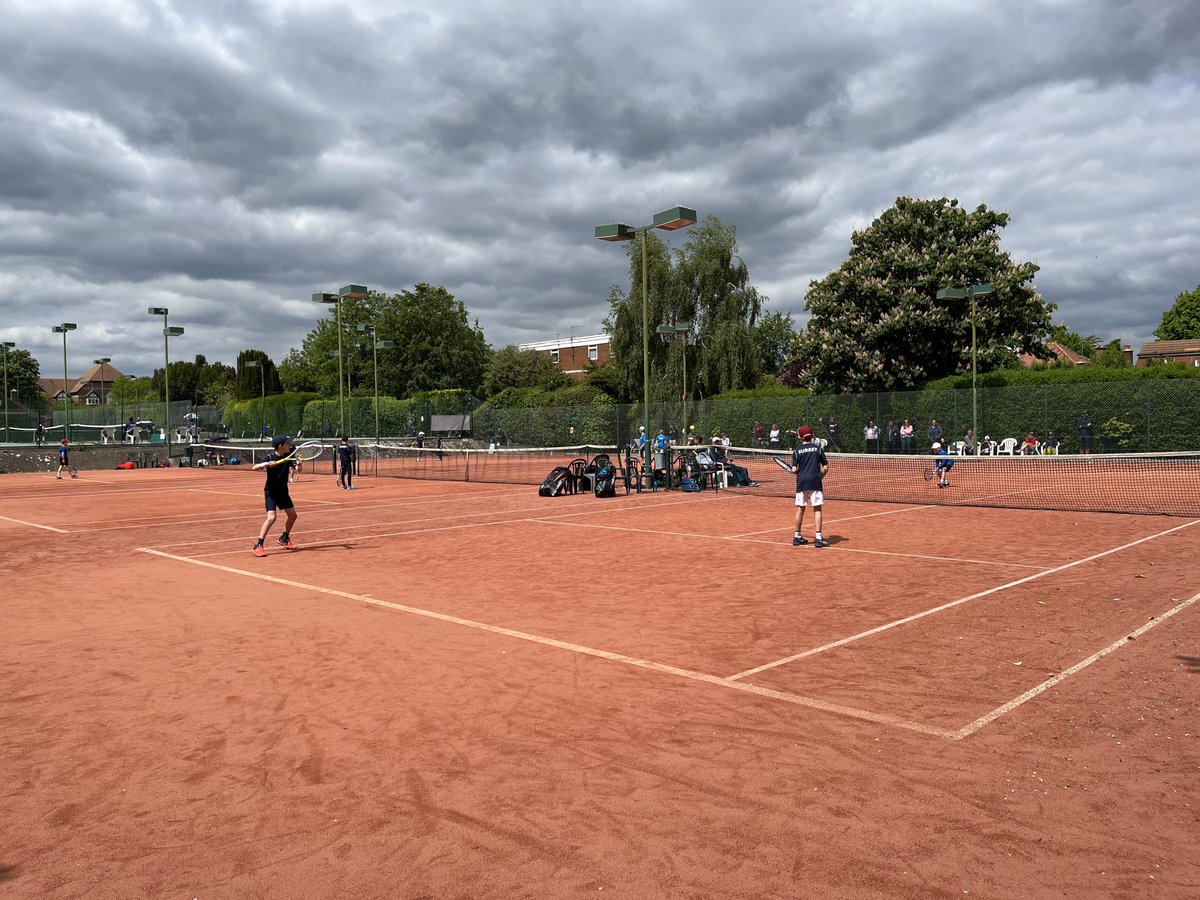 ⁦@LTACompetitions⁩ #countycuptennis U10 dubs underway at Sutton Tennis & Squash