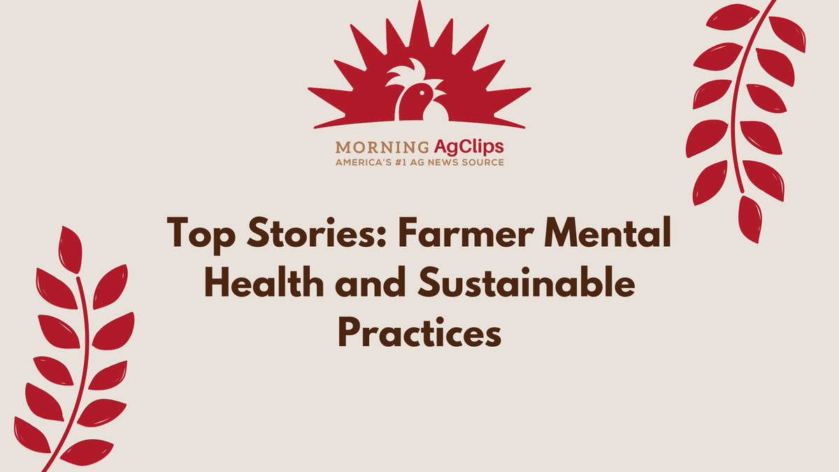 AgClips's tweet photo. Since May is mental health month, it is fitting that we had a few top stories centered around farmer mental health! Read our weekly news round up by tapping the link below!

https://t.co/WDBS4H4ihU 

#mentalhealth #agriculture #agricultureandfarming https://t.co/O0bjotMgns