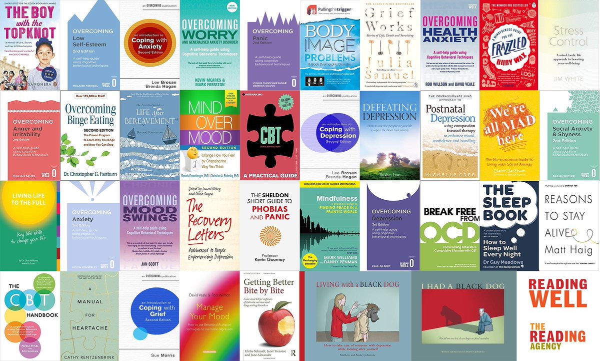 ShropLibraries's tweet image. Could the #ReadingWell for Mental Health collection help you or someone you know this #MentalHealthAwarenessWeek?

Books to help you to understand and manage your health and wellbeing, available in libraries or via the e-library

#ToHelpMyAnxiety @readingagency @ShropCouncil