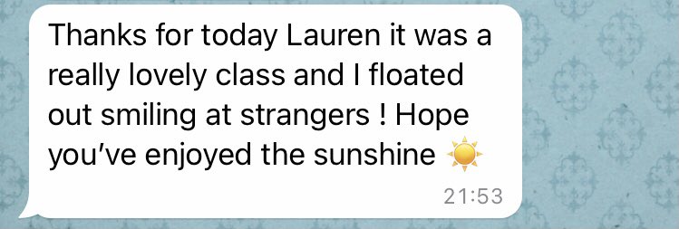 Message I received after yesterdays yoga workshop in chorlton very apt for the end of #mentalhealthawarenessweek2023
❤️❤️