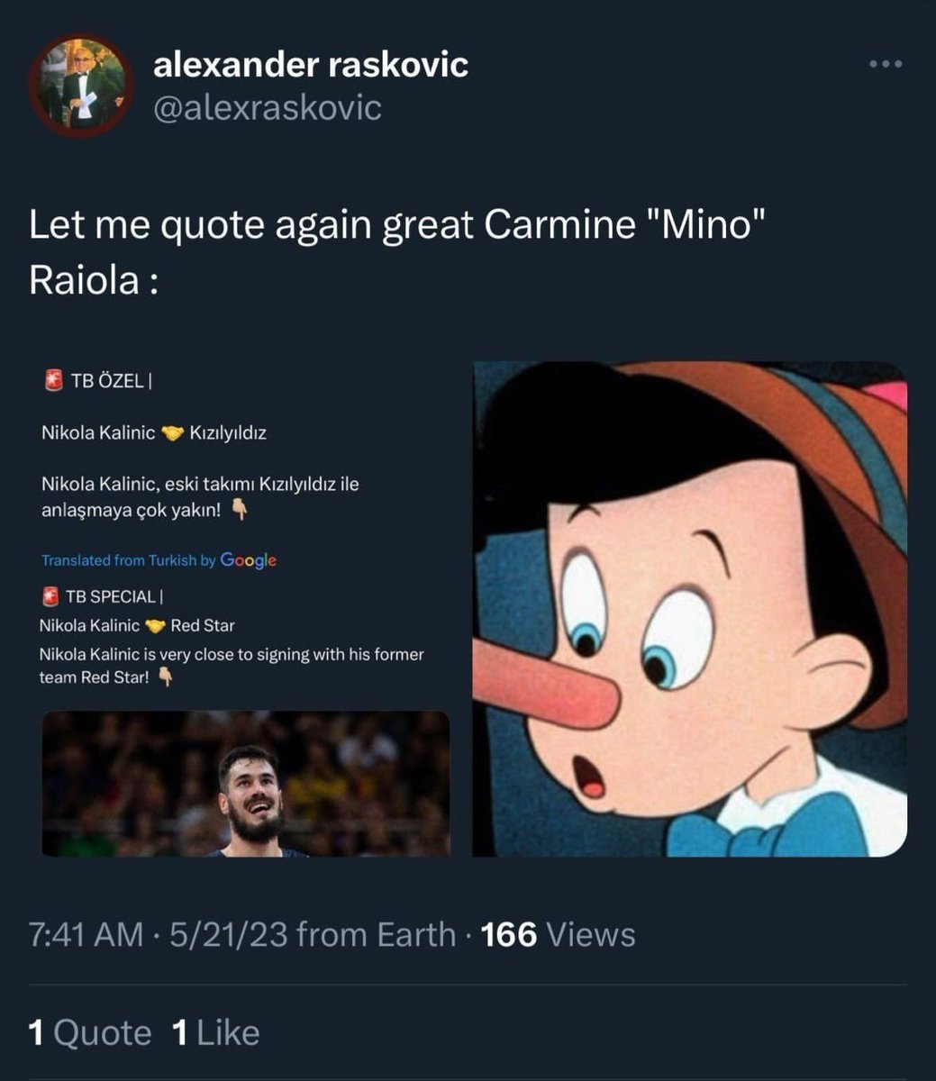 FlouterNET's tweet photo. 🤷🏽♂️ Pojavile su se informacije da bi Nikola Kalinić mogao da se vrati u Crvenu zvezdu po završetku sezone.
Međutim, njegov menadžer je to prokomentarisao na slikovit način.
#kkcz #Euroleague #FlouterRS https://t.co/84iGs4bbVs