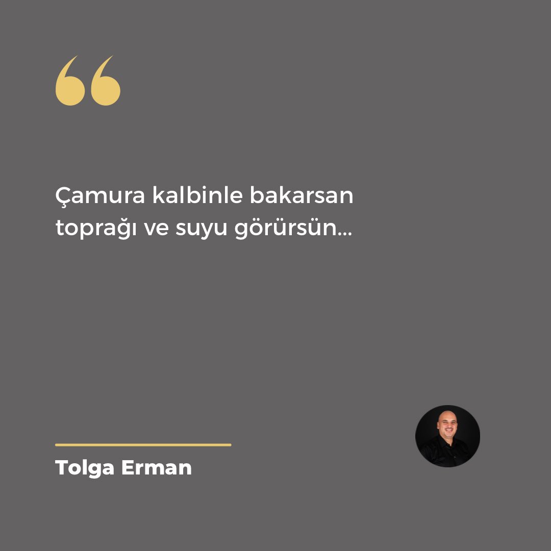Çamura kalbinle bakarsan toprağı ve suyu görürsün...

#kişiselgelişim #hayat #tolgaermanofficial #sözler
#kendinitanımak #farkındalık #hayat #başarı #keyfiminkahyaları #danışman #kariyer #mentor #mentorluk #podcast #beyazyakalınınanlamarayışı
#tolgaerman