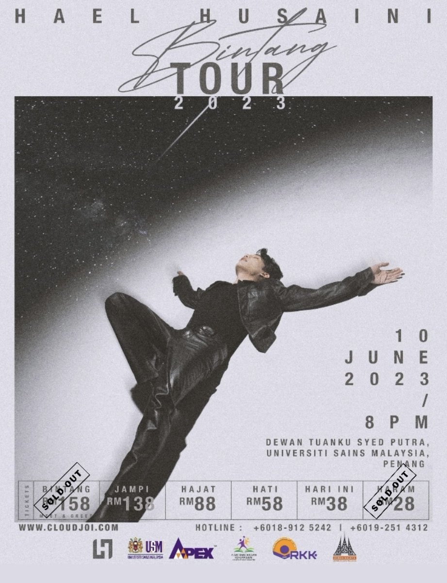 haelhusaini's tweet photo. Get your tickets now! See you in Penang!
#HHBintangTour2023
#HHUniversityTour
#OpenForPublic
Ticket👇
https://t.co/Y5CBgkZ3pI https://t.co/F2xGs4Z7eY