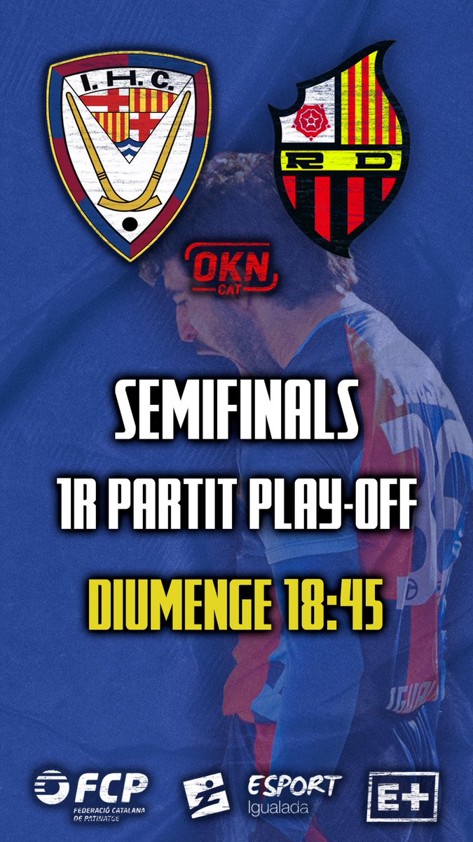 COMENCEN LES SEMIFINALS!😤

Aquesta tarda a les 18:45 us necessitem a Les Comes! SOM-HI NOIS, SOM-HI IGUALADA!💙❤️

#okbase #okncat #somhigualada #caminemsemprendavant