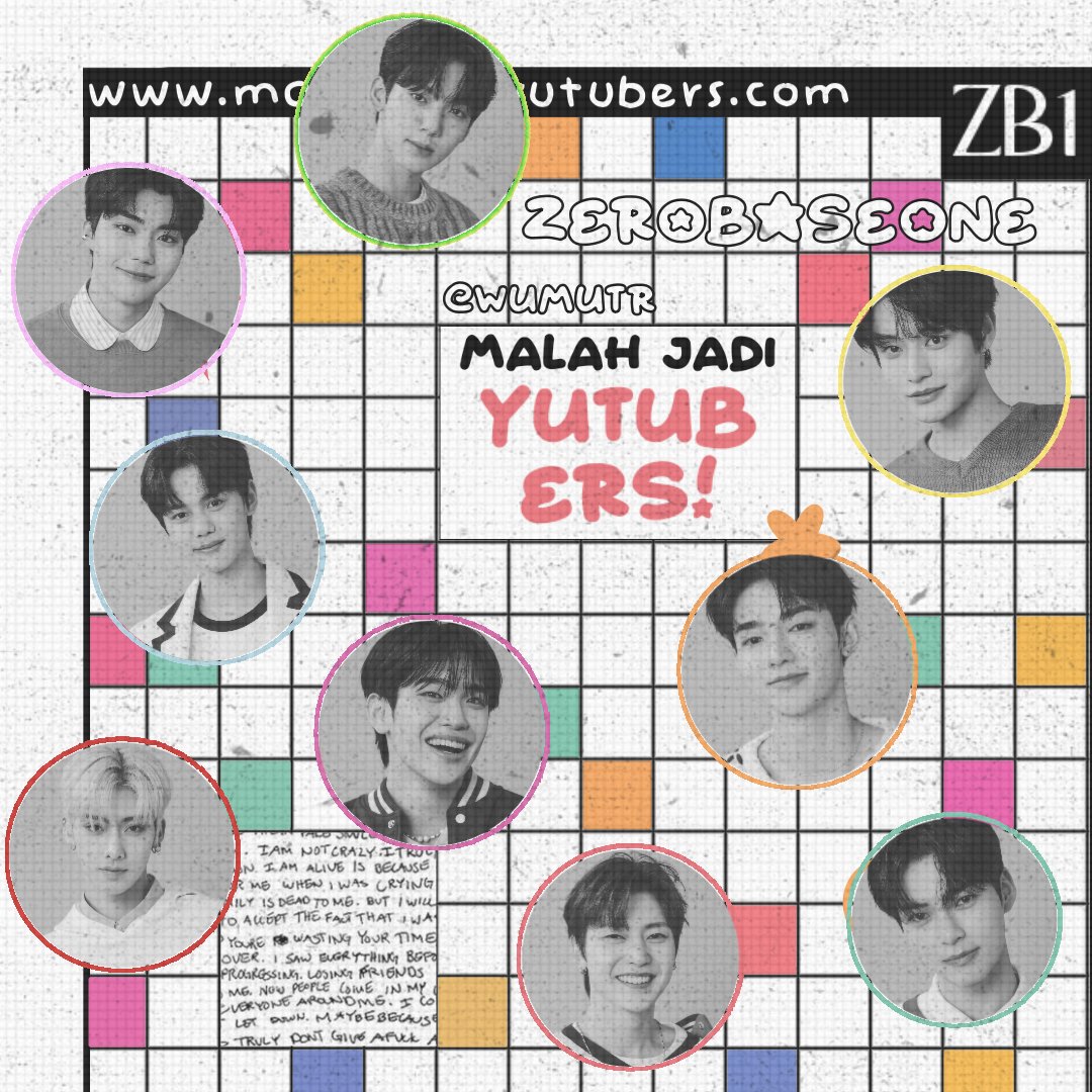 ricknism's tweet photo. “Malah Jadi Yutubers!”

Semalem 9 orang ini menang dan dapet debut jadi idol, besoknya malah jadi yutubers. Kok bisa?!?!

— zb1 / zerobaseone short AU
@ wumutr present https://t.co/TBdIHammgx