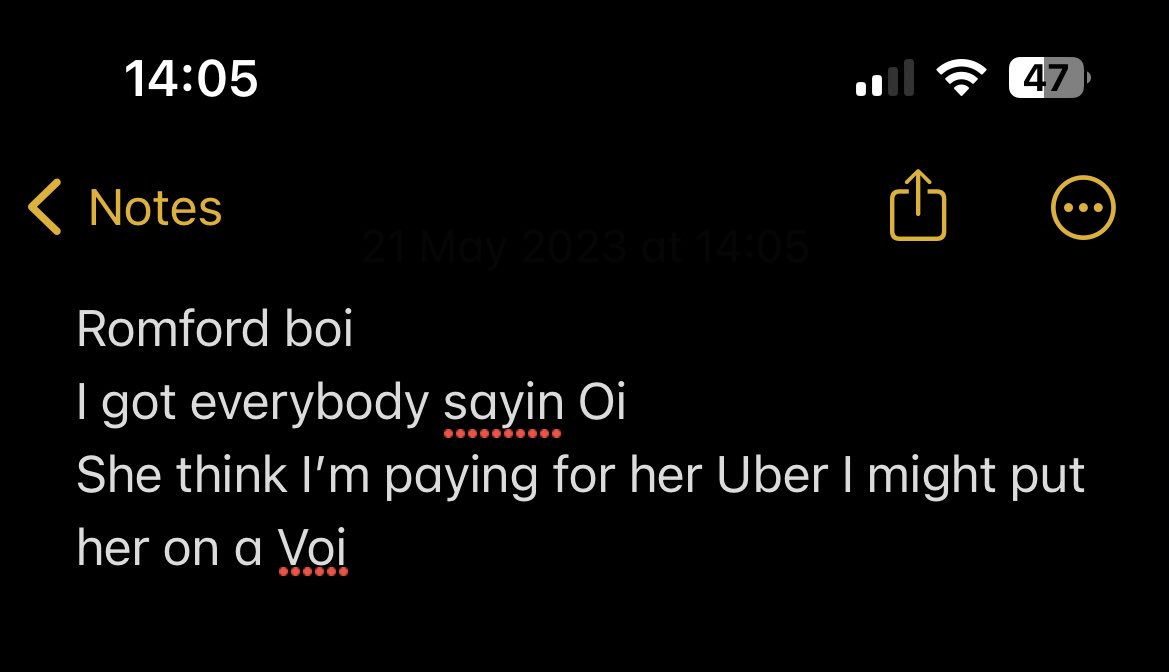 Best punchlines in the world meanwhile my notes app full of stuff like this 😭