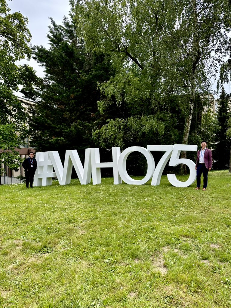 A true pleasure to finally meet this year’s Canadian #YouthDelegate to #WHA76: Toby Le!

I look forward to seeing all the great work he will do as he represents Canadian #youth voices <a href="/WHO/">World Health Organization (WHO)</a> &amp; <a href="/pahowho/">PAHO/WHO</a>! 🇨🇦 

<a href="/WHAcanadianyou1/">Canadian Youth Delegate</a> #OCanada #WHO75 #1point8 #HealthForAll #YouthForHealth
