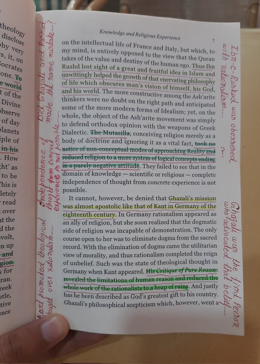 Sain_Ji_Sarkar_'s tweet photo. Religion is not a departmental affair;it is neither mere thought,nor mere feeling,nor mere action; it is an expression of the whole man...

Ghazali succeeded in securing for religion the right to exist independently of science and metaphysics...

#BookForLife
#I_have_a_dream https://t.co/khXJDk5JHk
