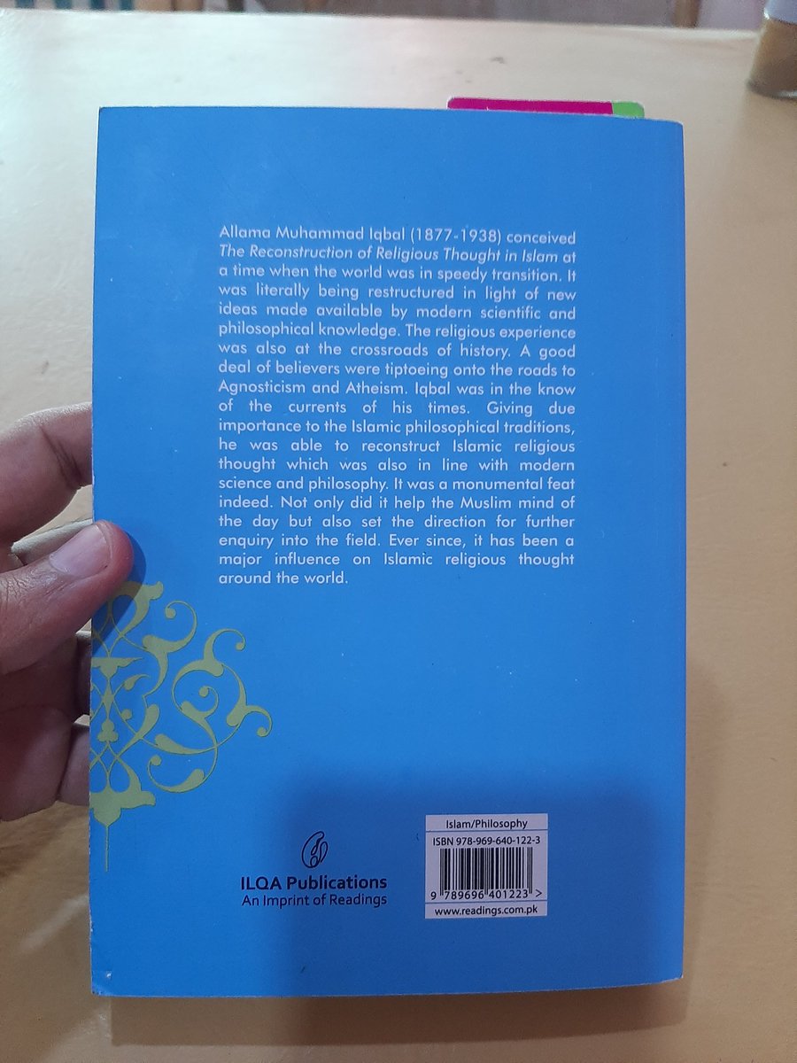 Sain_Ji_Sarkar_'s tweet photo. Religion is not a departmental affair;it is neither mere thought,nor mere feeling,nor mere action; it is an expression of the whole man...

Ghazali succeeded in securing for religion the right to exist independently of science and metaphysics...

#BookForLife
#I_have_a_dream https://t.co/khXJDk5JHk