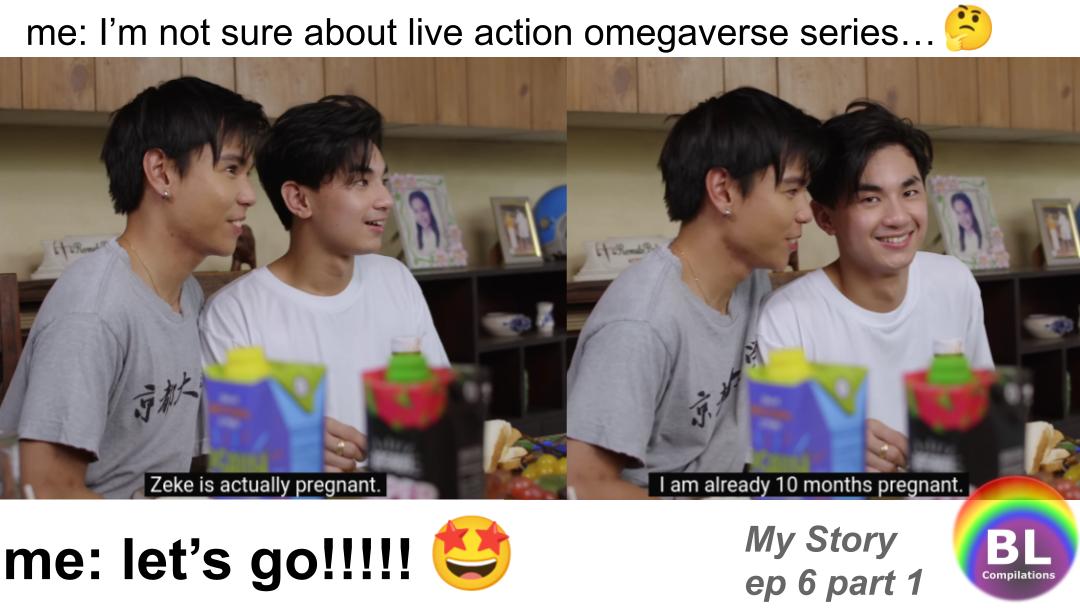 as long as they are flirty and sweet, I'm willing to watch Zeke & Fifth in....anything 😬🤣 (fyi those are the original subtitles) #mystory #mystorytheseries #zekefifth #blseries #pinoyBL