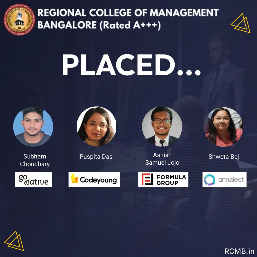Many Congratulations to our Rcm Bangalore students for getting placed!
.

#rcmbangalore #rcmb #bangalore  #mbalife #PGDM #MBAadmission #students #mbacollege #BestManagementCollege #MBA #corporate #Graduates #MBAJobs