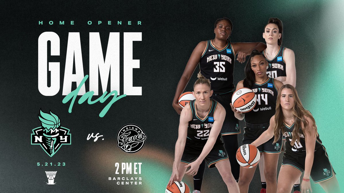 There’s no place like home.🏡

🆚Indiana Fever
⏰2 PM ET
📍Barclays Center
#SeafoamSZN🗽