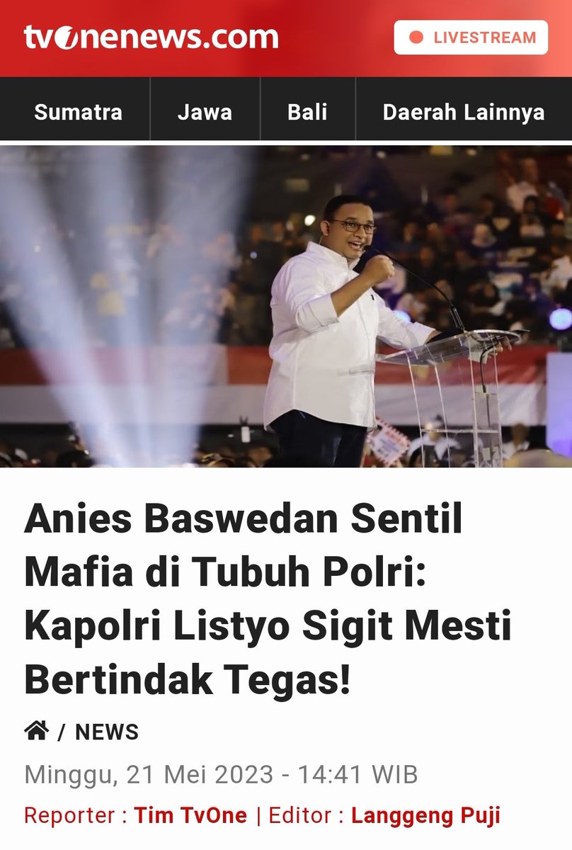 Ryu53944310's tweet photo. Weh..... Suci sekali orang ini sudah sentil sana sini
La wong sama Ormas aja ngasih dana Hibah ente wan @anies https://t.co/Pt4lOYpOGq