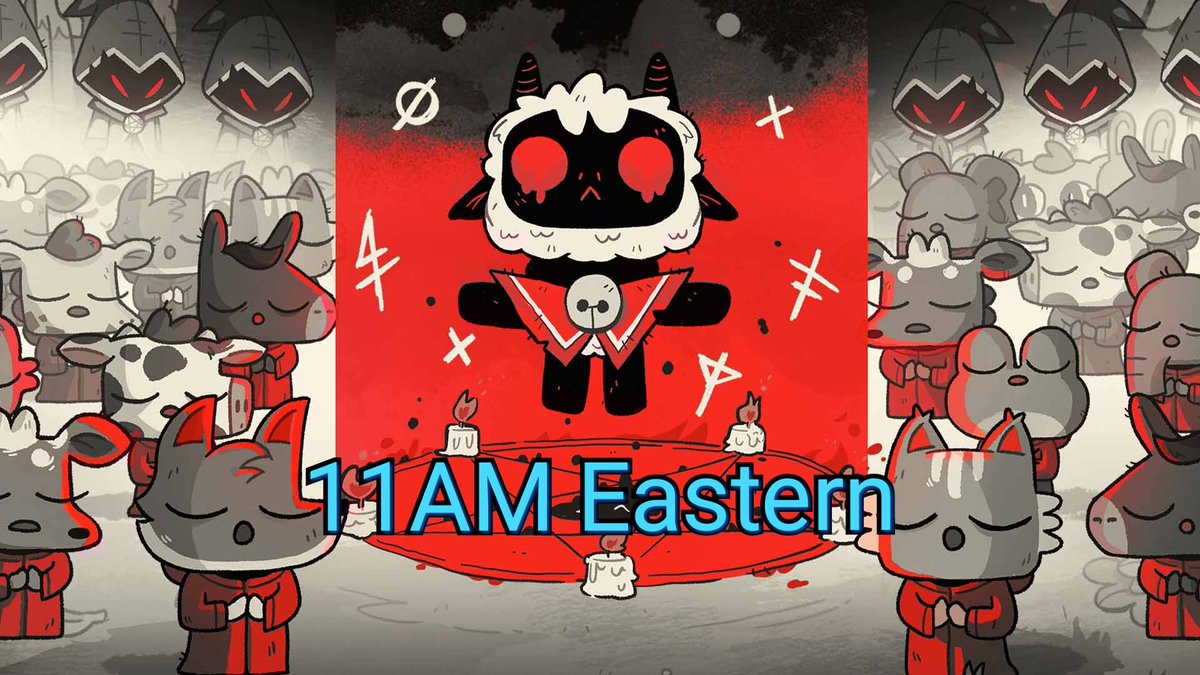 MikeplayForFun's tweet image. We will be continuing our quest to beat the second bishop today!
#Twitch #CultoftheLamb