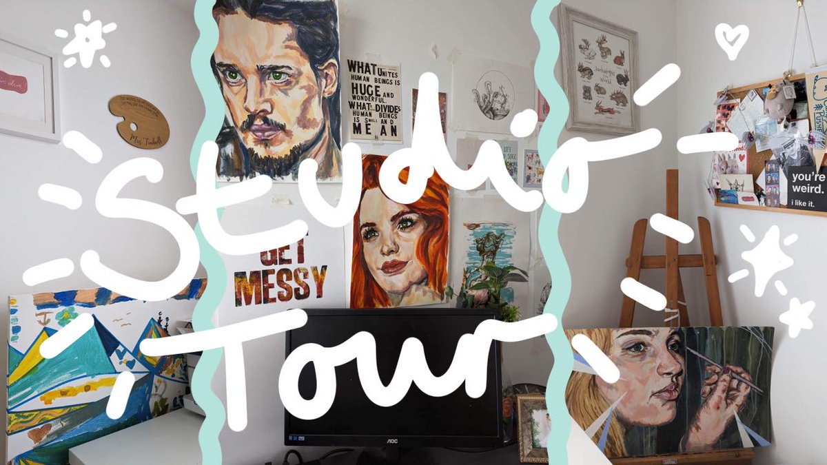 bethfrostart's tweet photo. Latest #youtubevideo now live! A #studiotour of my little space https://t.co/51imcsRqiS
#ArtistOnTwitter #youtuber #artyoutuber #artstudio https://t.co/BZoIBq6Ips