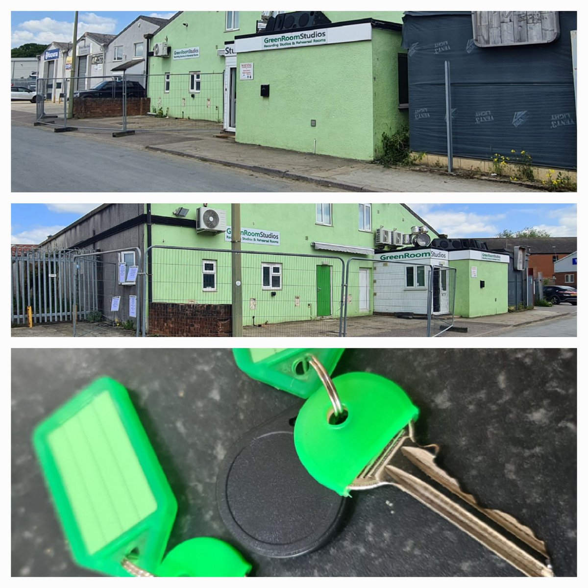 StudioSe7en (@studiose7engrs) on Twitter photo Step 2,3 and 4 of 46,000 completed!
Temporary water and power in place, fencing up...
Keys and fobs ready for our builders to start tomorrow, who will be doing about 30,000 steps on our behalf!
<a href="/JACKfmOxford/">JACK fm Oxfordshire - fan account</a> <a href="/BBCOxford/">BBC Oxfordshire</a> <a href="/TheOxfordMail/">Oxford Mail</a> #witney #livemusic #nightclub #ComingSoon Step 2,3 and 4 of 46,000 completed!
Temporary water and power in place, fencing up...
Keys and fobs ready for our builders to start tomorrow, who will be doing about 30,000 steps on our behalf!
<a href="/JACKfmOxford/">JACK fm Oxfordshire - fan account</a> <a href="/BBCOxford/">BBC Oxfordshire</a> <a href="/TheOxfordMail/">Oxford Mail</a> #witney #livemusic #nightclub #ComingSoon