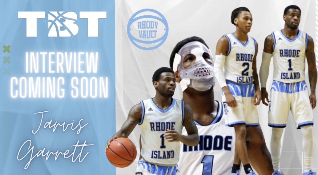 ✍️ I will be sitting down with the great <a href="/JarvisGarrett_1/">Jarvis Garrett</a> to discuss the new Rhode Island alumni team that will compete in the <a href="/thetournament/">TBT</a>. 

💥The <a href="/TheRhodyWay/">TheRhodyWay</a> already has 8 commitments from former <a href="/RhodyMBB/">Rhody MBB</a> players.