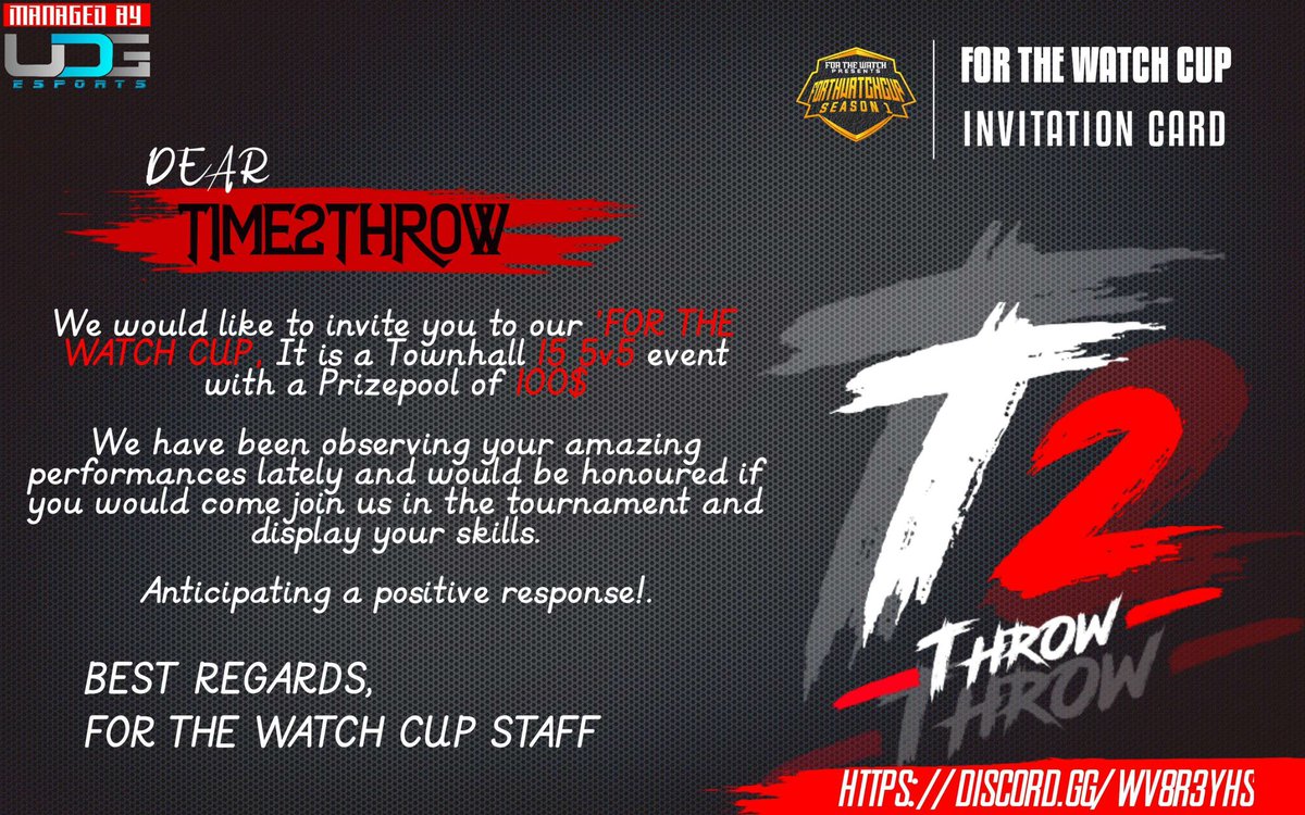 VAE_Official's tweet photo. 🔥 THANK YOU 🔥 
A few more leagues we were invited to…

🔴 BGD Chilango Cup: @BulmaId 
🔴 Gladiators Cup: @cup_gladiators
🔴 For the Watch Cup: @ForTheWatchCUP 

Appreciate the support - we’re ready to get more wars scheduled! 🫡🔥
#ClashOfClans | #Time2Throw https://t.co/ezt5oaOhD1