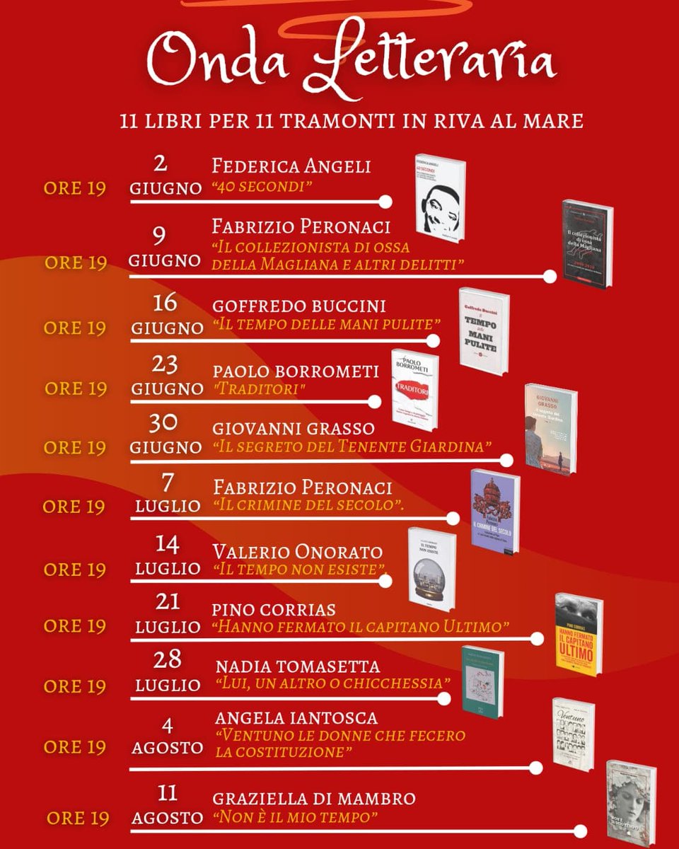 Ogni venerdì alle 19.
Vi aspettiamo.
#noi