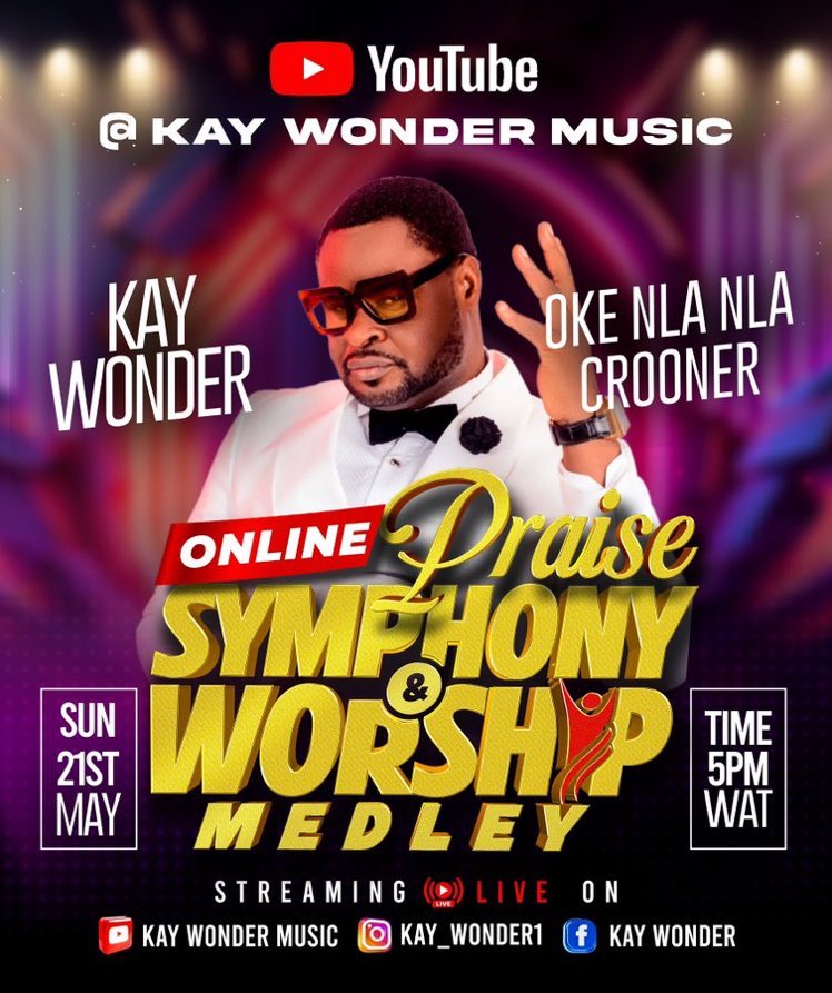 pentium_me1's tweet photo. Be part of this  concert Join  #KaywonderConcert today on YouTube guys the time is 5pm 
 #KaywonderPraiseConcert https://t.co/DltyYHo9Kx