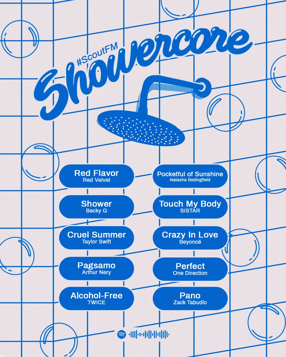 scoutmagph's tweet photo. No one (and nothing) else has seen how talented we are than our bathrooms. Apart from being our instant savior in this unbearable heat, the shower is also our makeshift concert hall. 🎤🫧
What are your go-to shower tracks? #ScoutFM
Listen: https://t.co/R5J8hTu5Y4
🎨: Yel Sayo https://t.co/iSudsCr2NI