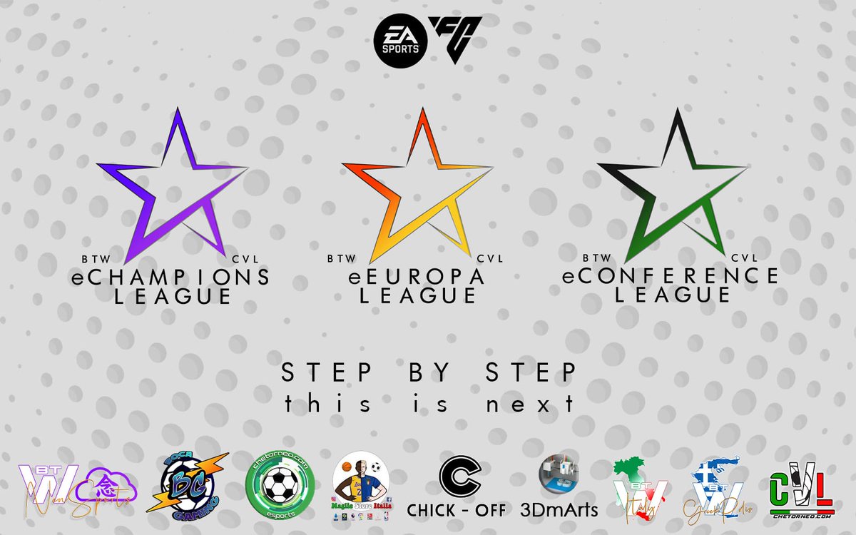 🎆Oggi iniziano i lavori per il circuito Europeo PS5 targato @BTWNenSports <a href="/CVL_ITALY/">CheTorneo Virtual League #ProClub #NoProfit</a> 

🇮🇹Un altro sogno pronto a realizzarsi 

#StepByStep #ThisIsNext

#WeAreBoca

<a href="/NenCloud/">NenCloud</a> <a href="/chetorneo/">Chetorneo eSports</a> <a href="/MaglieStore/">Maglie Store Italia</a> #3DmArts #ChickOff

<a href="/BocaRetwitt/">BocaRT</a>
<a href="/S6_trialhouse/">S6 Trialhouse | #proclubs</a>
<a href="/Freeagent_PS/">Pro Clubs Free Agency</a>
<a href="/EsportsTweeter/">Esports RTs</a>