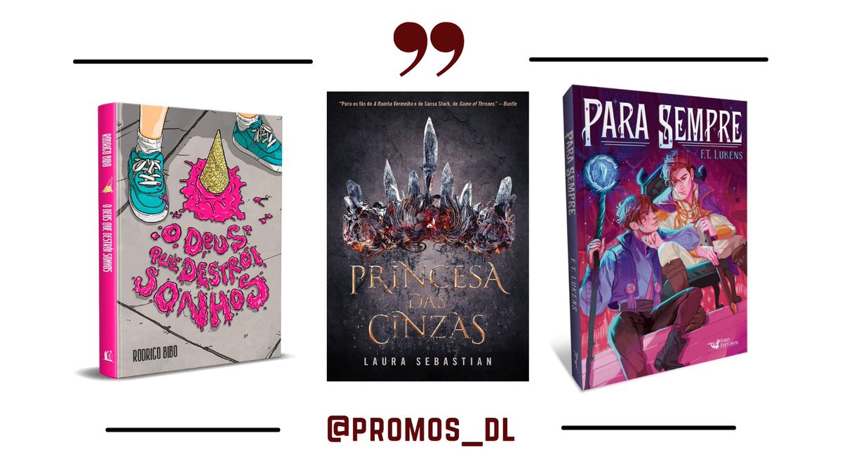 daniileitora's tweet photo. 🔥OFERTA AMAZON

📚O Deus que destrói sonhos 
💰20,70 Capa dura 
🛒https://t.co/ebTOrzSGMv

📚Princesa das cinzas 
💰25,40
🛒https://t.co/SqSFYkvXkz

📚Para sempre 
💰24,90
🛒https://t.co/aModRYxSWk https://t.co/941bXGYsdn