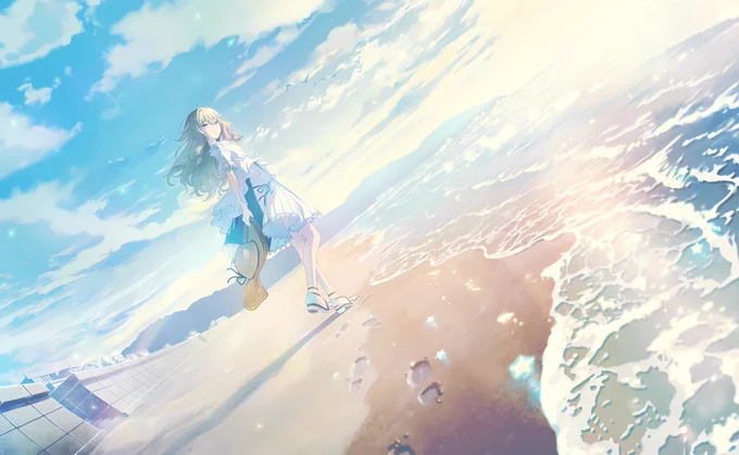 人魚姫の『本当に望んだものを手放して泡になる』って結末を踏まえて  望み(夢)を手放す未来を塗り替えた寧々ちゃん→泡がない  望みを叶えようと動く類くん→泡に手を伸ばす  ワンダショを見守るKAITOさん→少し離れて泡を見守る  望みを手放そうとしてるえむちゃん→泡を生み出す  胸がいたい