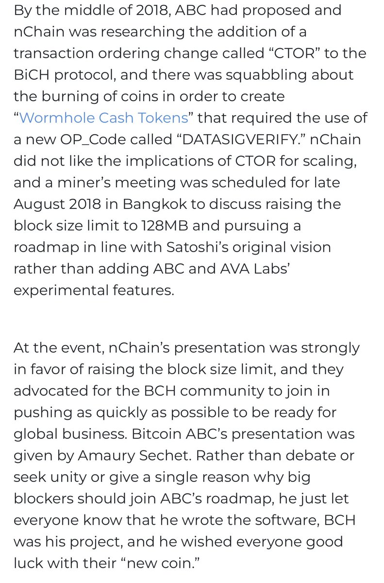 EquityDiamonds's tweet photo. Listen to the man ⬇️ who stuck his fingers in the the scaling wounds…

#bch &amp; @deadalnix’s #CTOR was DOA and everyone should acknowledge that @Dr_CSWright’s behavior at the 2018 Bangkok summit was 100% rational and  by same token 100% Satoshi Nakamoto protecting his baby https://t.co/HHJOBa7Emo
